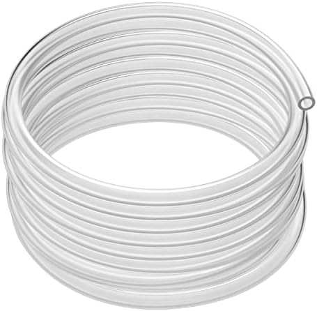 Vinyl Hose, 1/4 Tubing, 1/4” ID x 3/8” OD, Clear Tubing, Clear Hose, 100FT by Houseables