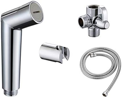 SUMERAIN Pet Shower Sprayer, Dog Shower Attachment with Solid Brass Diverter, Flow regulating Sprayer, 8 Feet Extra Long Hose, Chrome Finish by SUMERAINFAUCETS