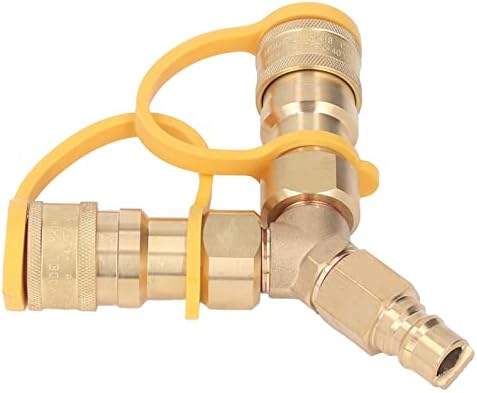 Gas Y Splitter, 1/2 Natural Gas Grill Connector, Two Way Gas Splitter, Y Splitter Gas Quick Connect Adapter, 1/2 Ih Y Quick Connect for Grills Generators Patio Heaters Pizza Ovens Patio - Image 6