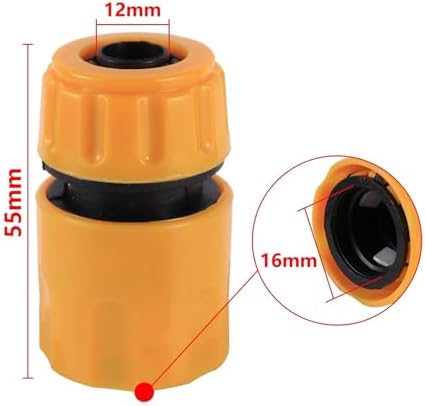 20PCS Hose Quick Connect Fitting(for 12/16/25mm I.D. Hoses) Garden Irrigation Accessories for Pipe Repair and Replacement(4196) - Image 2