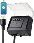 SURAIELEC WiFi Pool Timer for Above-Ground Pools, 20A 125V 1HP, NEMA L5-20R by SURAIELEC