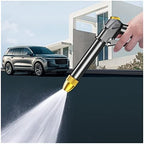 Garden Hose Nozzle High Pressure Washer Water Gun Metal Adjustable Car Wash Hose Foam Water Gun Garden Watering Sprayer (Color : Silver Gun) (Black Gun Kit) - Image 5