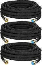 AMRITA Soaker Hose 5/8" 25FT 3 Pack Garden Drip Hoses Aluminum Couplings by AMRITA