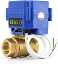 U.S. Solid 3/4" Motorized Ball Valve 85-265V AC Brass Electrical Ball Valve, 2 Wire Auto Return Setup Normally Closed by USSolid