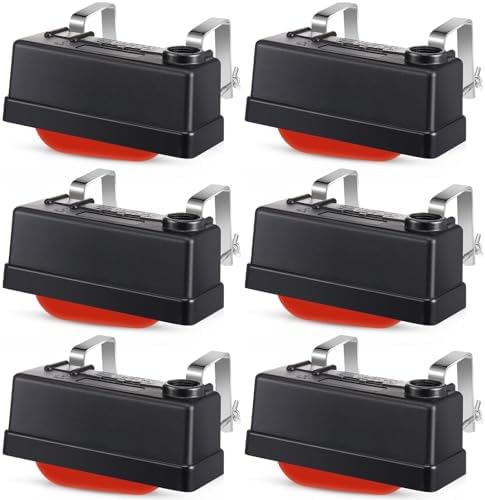 Threlaco 6 Pack Float Valve Automatic Water Level Control, Plastic by Threlaco