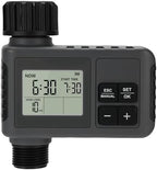 Asixxsix Sprinkler Timer, Smart Programmable Water Timer for Garden Hose with Rain Delay, Manual Mode and Design, Digital Irrigation Controller for Outdoor Yard, Lawn and by Asixxsix