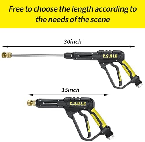 Pressure Washer Gun and Hose 50ft Kit with 15’’ Extend Wand - Image 3