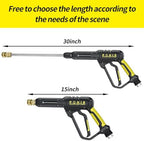 Pressure Washer Gun and Hose 50ft Kit with 15’’ Extend Wand - Image 3