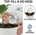 6Pcs Plant Self Watering Globes, 16.9oz Insert Top Fill to 2 Weeks Watering - Image 3