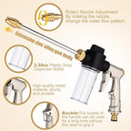 Lounsweer 6 Pack 2 In 1 High Pressure Hose Nozzle with Soap Foam Sprayer - Image 4