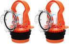 Camco Rhino RV Sewer Adapter PRO - Sewer Hose Elbow w/Drain Lock Adapter (Pack of 2) by Camco