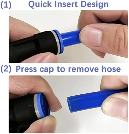 For Variable Diameter For Tee Hose Adapter Slip Lock For Pneumatic Tube Fittings For Quick Insert For DIY For Garden Irrigation For Connect Repair 1 Pcs/5 Pcs(PEG 8mm to 10mm,5 pcs) - Image 6