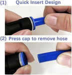 For Variable Diameter For Tee Hose Adapter Slip Lock For Pneumatic Tube Fittings For Quick Insert For DIY For Garden Irrigation For Connect Repair 1 Pcs/5 Pcs(PEG 4mm to 6mm,5 pcs) - Image 6