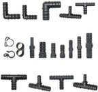 16/20/25mm Garden Hose Splitter Tee Reducer Barb Connector Tap Valve 1/2 3/4 1" 3-way Water Tube Fitting Drip Irrigation System(A) - Image 7