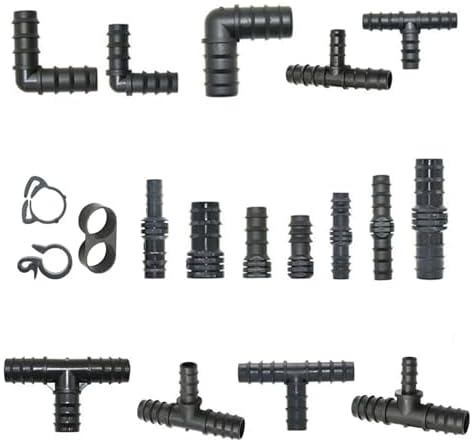 16/20/25mm Garden Hose Splitter Tee Reducer Barb Connector Tap Valve 1/2 3/4 1" 3-way Water Tube Fitting Drip Irrigation System(C) - Image 6