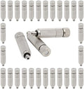 50pcs/pack Misting Nozzles, Brass Replacement Heads for Outdoor Cooling System, High Pressure Atomizing Sprayer with Filter for Patio Lawn, 10/24 UNC(Silver,0.3mm) by Unknown
