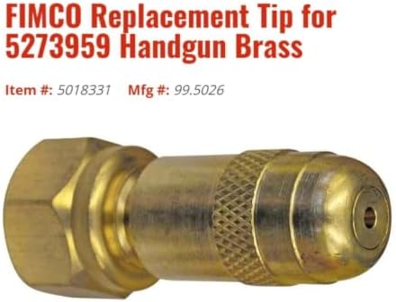 Replacement Deluxe Spot Spray Wand Compatible with Fimco 12V Sprayers, Replaces 5273959 & G23-600147, 18 in. Aluminum Wand, 3/8 in. Hose Barb, Adjustable X-26 Brass Nozzle, 300 PSI, 5 GPM - Image 4