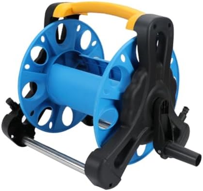 Happyyami Garden Hose Reel Freestanding Heavy Duty Holder Durable Material Watering Organizer for Garden Storage Stylish and Compact Design for Efficient Hose Management by Happyyami