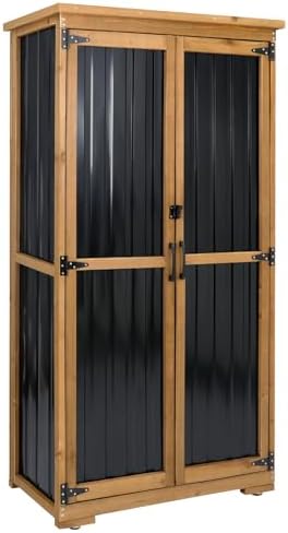 Ketive Outdoor Storage Cabinet, Tall Tool Garden Cabinet by Ketive