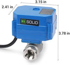 U.S. Solid 1/2" Motorized Ball Valve with US Plug 110VAC NSF Certified 304SS Electrical Ball Valve,Auto Return, Normally Closed - Image 7