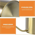 Brass Gooseneck Watering Can – 1.5L/2L Stainless - Image 4