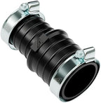 PVC Barbed Straight Pipe Reducer - Corrugated Hose Reducing Joiner & Coupling Adapter Fitting(White,16mm to 13mm (5/8" to 1/2")) - Image 3