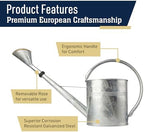 Kings County Tools Plant Watering Can with Removable Spout, 2 Gallon - Image 2