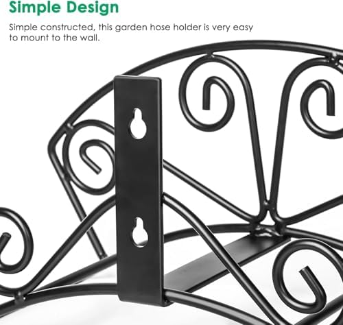 TomCare Garden Hose Holder, Heavy Duty 160FT Large Capacity Hose Hanger - Image 5