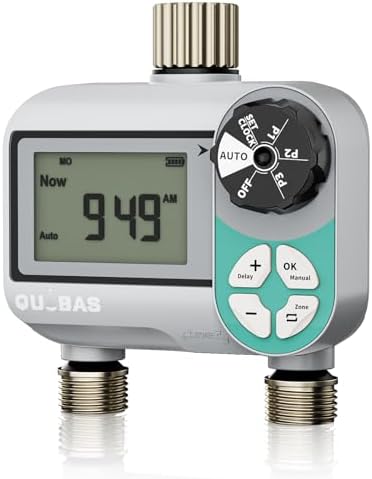 QUOBAS Sprinkler Timer, Weekly Programmable Water Timer for Garden Hose by QUOBAS