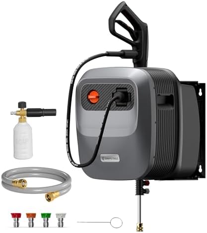 Giraffe Tools Grandfalls Pressure Washer G20B PRO, 2400 PSI 2.0 GPM and Garden Hose 100ft x 5/8",Customizable Rubber Hose,No Kink, Flexible - Image 3