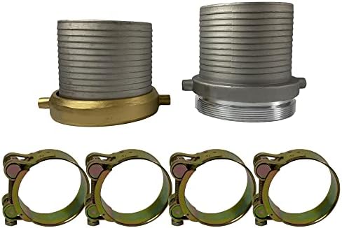 6" IN X 100' Feet Agricultural PVC Lay Flat Discharge Pump Hose Threaded Camlock - Image 2