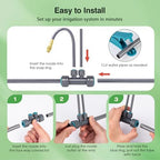 66 FT Drip Irrigation System - 360° Adjustable Garden Watering System - Image 6