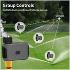 Watering Timers, Bluetooth Garden Water Timers Rain Delay Programmable Automatic Sprinkler Drip Irrigation Valve for Garden Hose(2Pcs) - Image 3