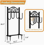Water Hose Holder For Outside, Freestanding Garden Hose Organizer - Image 2