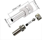 Outdoor Misting Cooling System kit, Misting Line + Drip-Proof Brass Misters + 24V Silent Pump, Garden Cooling System DIY Micro Drip Irrigation System for Patio, Garden, Lawn, Home Irrigation, Black - Image 3