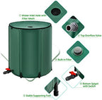 Goplus 53 Gallon Collapsible Rain Barrel, Portable Rain Barrels to Collect Rainwater from Gutter, Rainwater Collection System, Water Storage Tank Catcher Container with Filter Spigot - Image 5