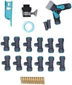 Drip Irrigation System Kit,10m DIY Garden Automatic Watering Equipment Lawn Plant Irrigation Distribution Tubing Hose for Greenhouse - Image 5