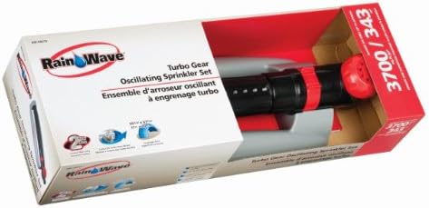 RAINWAVE Turbo Gear Oscillating Sprinkler Set with Timer - Image 2