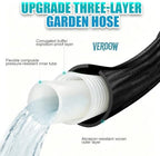Garden Hose 100ft, Lightweight Water Hose for Lawn,Gardening and Outdoor - Image 2