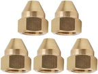 Precise Brass Misting Nozzles Set of Mist Sprayers for Cooling System Plant Irrigation, Durable for Factory, Lawn Brass (G3/4in 10.4CM) - Image 3