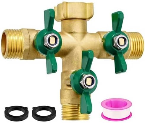 Oxidation-resistant bronze tap divider with fast link irrigation device for outdoor use, pipe shirt connection made of bronze with capacity - Image 6