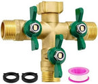 Oxidation-resistant bronze tap divider with fast link irrigation device for outdoor use, pipe shirt connection made of bronze with capacity - Image 6