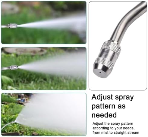 29 Inch Metal Garden Sprayer Wand with Locking Handle(2set) - Image 3