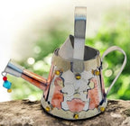 Pilgrim Imports Bronze Nickel and Copper Handmade Fair Trade- Nativity Watering Can Detailed Tabletop - Image 2