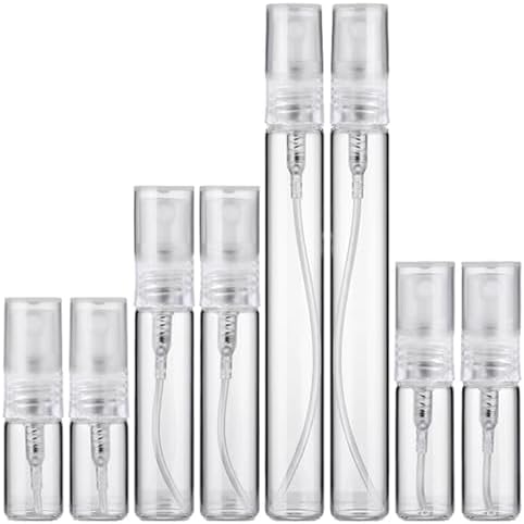 50PCS Refillable Perfume Bottles Portable Glass Spray Atomizer Travel Set - Image 4