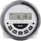 time Relay Digital Timer 12/24hr Format TM619 120V Time Relay Timer Switch Output 110V 120V with Listed Relay 220V 110V Output 7 Days(TM619H-1 110V Timer) by Unknown
