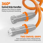 SPECILITE 3/8" Lightweight Coil Garden Hose 75 FT, EVA Flexible Water Hose - Image 4