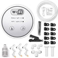 Estink WiFi Gardening Water Timer, Metal Automatic Irrigation System with App Control, Custom Schedules, Quiet Fine Mist Spraying for Garden Balcony Indoor Plants (3 nozzles Set) by Following