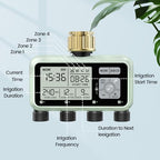 Watering Timer 4 Zone with with Brass Inlet, Sprinkler Timer 4 Outlet - Image 2