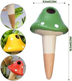 Plant Watering Globes 4pcs Automatic Drip Irrigation System Self Watering Mushroom Spike Greenhouse Garden Auto Water Dripper Device(Color1) - Image 4